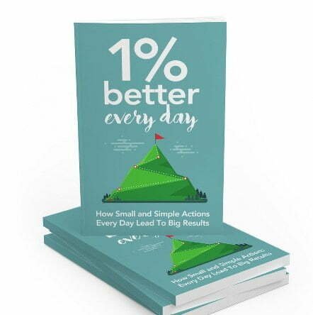 image shows the book 1% better everyday